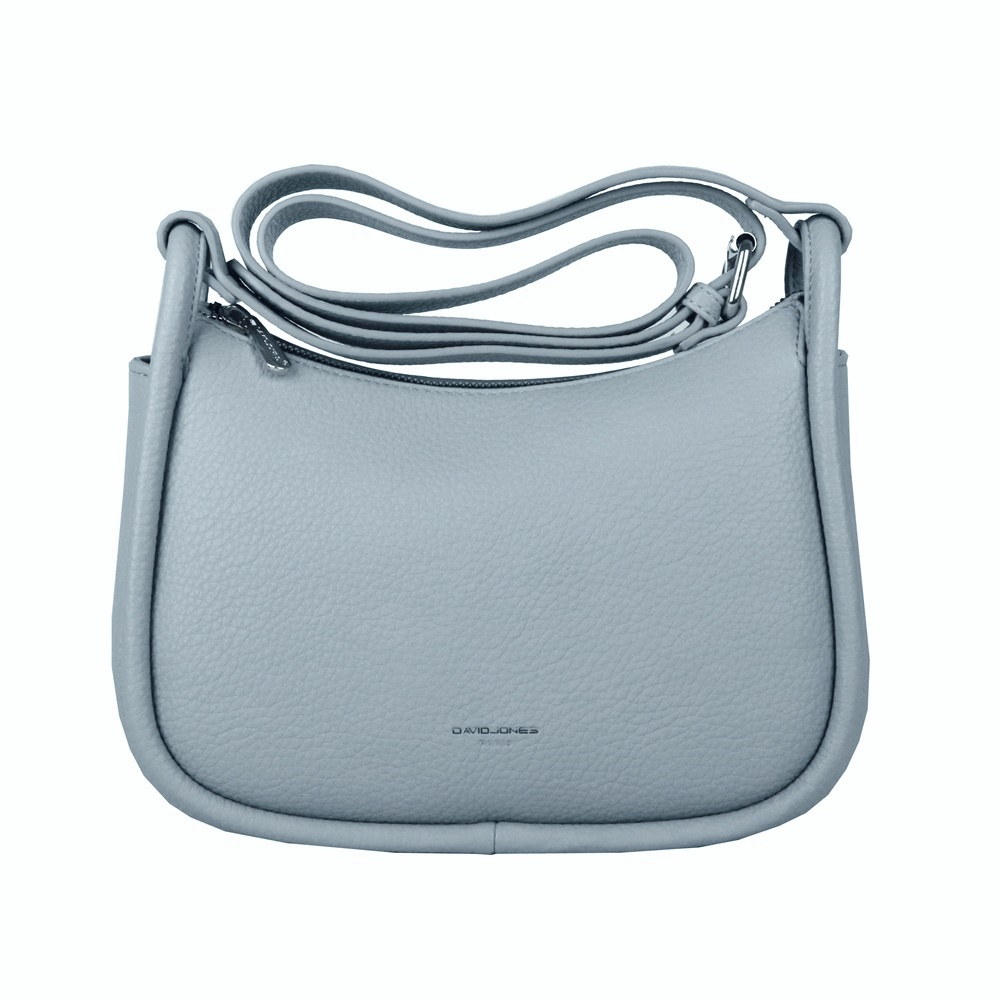 Střední modro-šedá crossbody kabelka David Jones 7164